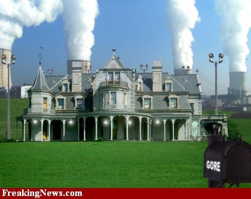 Al Gore's mansion, per FreakingNews.com