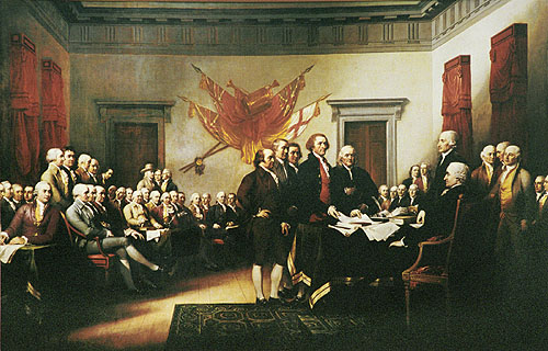 John Trumbull's "Declaration of Independence"